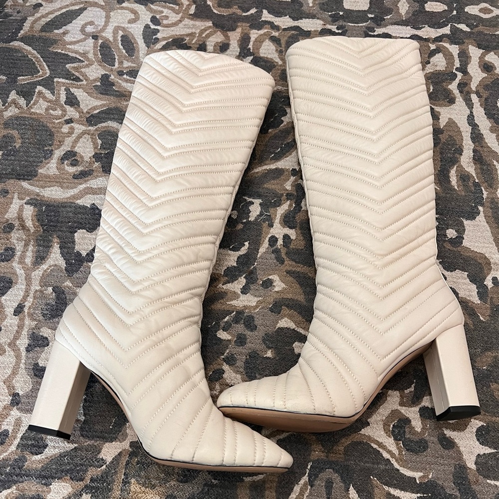 Marion Parke Dion White Boots